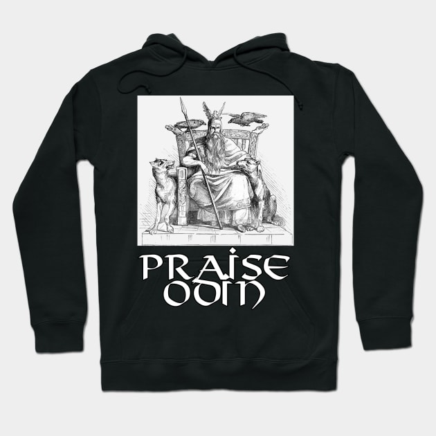 Praise Odin Hoodie by artpirate